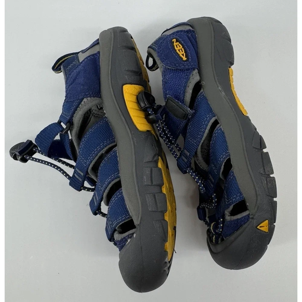 KEEN Kids Newport H2 Sandals Youth US 1 Blue Waterproff Hiking Sport Closed Toe